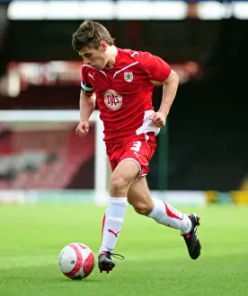Joe Edwards in Action: Bristol City vs Bournemouth Reserves