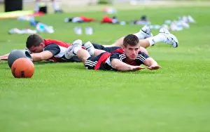 Joe Edwards of Bristol City: Focused during Pre-season Training