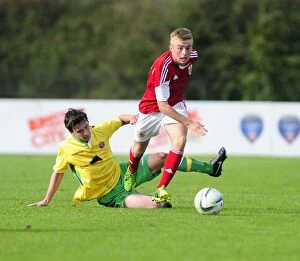 Images Dated 12th October 2013: Joe Morrell in Action: Bristol City U18s vs Sheffield United
