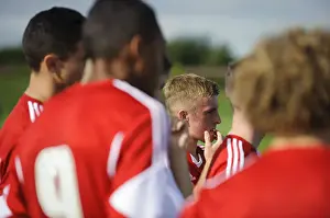 Joe Morrell in Deep Thought: Half-Time Contemplation at SGS Wise Campus