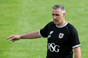 Pre Season Prints: John Pemberton Coaches Bristol City at Bath City Pre-Season Friendly, July 2015