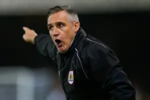 John Pemberton Coaches Bristol City at Peterborough United, Sky Bet League 1 Match, 2014