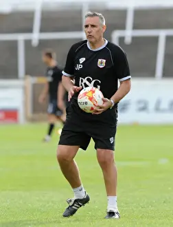 Pre Season Prints: John Pemberton Coaches Bristol City at Pre-Season Friendly (2015)