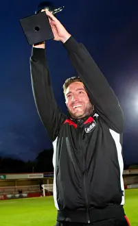 Bcfc Prints: Johnson Family Rivalry: Lee Lifts the Trophy Over Father Gary's Cheltenham Team