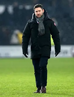 Derby County V Bristol City Prints: Johnson at the Helm: Bristol City vs Derby County in Sky Bet Championship (11/02/2017)