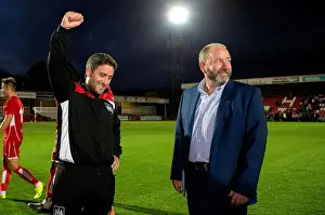 Johnson vs. Johnson: Lee Celebrates Victory Over Father Gary After Bristol City's Win Against Cheltenham Town
