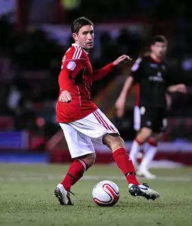 Bristol City V Sheffield Utd Prints: Johnson's Championship Showdown: Leading Bristol City Against Sheffield United at Ashton Gate (Nov 2010)