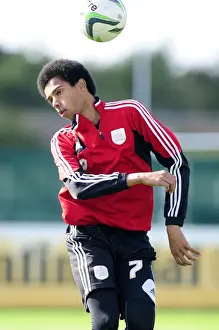 Jojo Wollacott in Action: Bristol City U18s vs Sheffield United Football Match