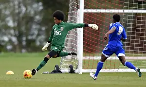 Bristol City V Ipswich U21s Prints: Jojo Wollacott in Action: Bristol City U21s vs Ipswich Town