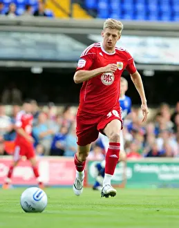 Ipswich Town V Bristol City Prints: Jon Stead in Action: Championship Showdown at Portman Road - Ipswich v Bristol City
