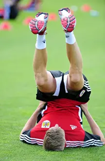 Jon Stead of Bristol City: Focused at Pre-season Training