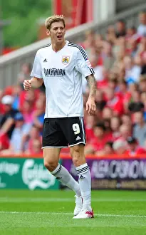 Nottingham Forest V Bristol City Prints: Jon Stead Faces Off Against Nottingham Forest in Championship Showdown, August 2012