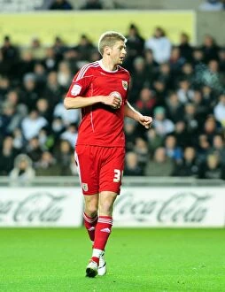 Images Dated 10th November 2010: Jon Stead Scores for Bristol City Against Swansea City in Championship Match, 10/11/2010