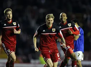 Bristol City V Ipswich Town Prints: Jon Stead Scores the Championship-Winning Goal for Bristol City against Ipswich Town