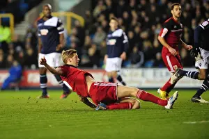2012 Prints: Jon Stead Scores: Millwall vs. Bristol City - 1-1 Championship Tie