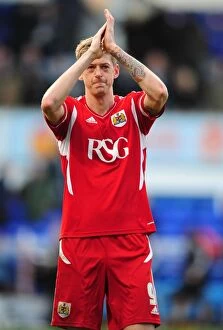Images Dated 3rd March 2012: Jon Stead Thanks Supporters: Ipswich Town vs. Bristol City, March 2012