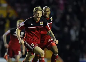Jon Stead's Dramatic Winning Goal: Bristol City Triumphs Over Ipswich Town in Championship Match, January 2013