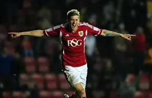 Jon Stead's Euphoric Goal Celebration: Bristol City vs. Cardiff City (2012)