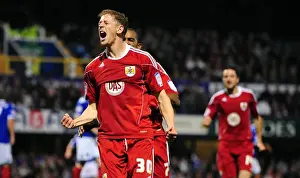 Portsmouth V Bristol City Prints: Jon Stead's Euphoric Goal Celebration: Portsmouth vs