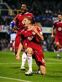 Jon Stead's Euphoric Goal Celebration: Portsmouth vs. Bristol City, Championship 2010