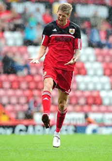 Louis Carey Testimonial Prints: Jon Stead's Frustration: A Tense Moment at the Louis Carey Testimonial