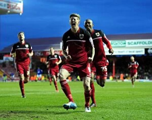 Images Dated 26th January 2013: Jon Stead's Winning Goal: Bristol City Triumphs Over Ipswich Town in Championship Clash