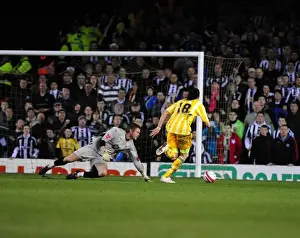 Jonas Gutierrez Scores Newcastle United's First Goal Against Bristol City in 2010 Championship Match
