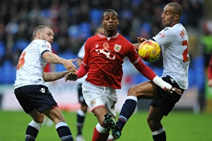 Bolton Wanderers V Bristol City Prints: Jonathan Kodjia in Action: Bristol City vs