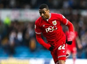Images Dated 23rd January 2016: Jonathan Kodjia in Action: Leeds United vs. Bristol City, Sky Bet Championship (January 23, 2016)