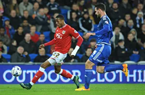 Cardiff City V Bristol City Prints: Jonathan Kodjia in Control: Cardiff City vs. Bristol City, 2015