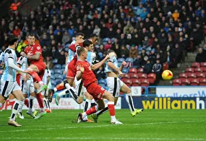Yorkshire Prints: Jonathan Kodjia Strikes First: Huddersfield Town vs