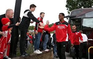 Jonathan Kodjia's Arrival: Wycombe Wanderers vs. Bristol City, EFL Cup Match, 2016