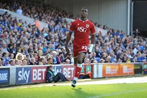 Images Dated 26th September 2015: Jonathan Kodjia's Game-Winning Goal: Bristol City Tops Ipswich Town in Sky Bet Championship