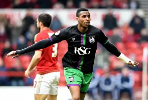 Jonathan Kodjia's Goal Celebration: Nottingham Forest vs. Bristol City, 2016 Sky Bet Championship
