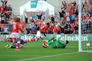 Bristol City V Brentford Prints: Jonathan Kodjia's Stunner: 1-0 Win for Bristol City Against Brentford (August 15)