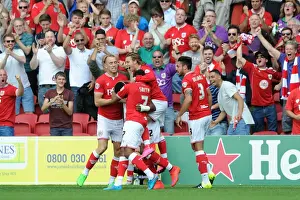 Bristol City V Brentford Prints: Jonathan Kodjia's Stunner: Bristol City Takes 1-0 Lead Against Brentford, 2015