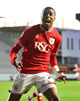Bristol City V Derby County Prints: Jonathan Kodjia's Thrilling Equalizer: Bristol City vs. Derby County, 2016