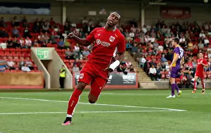 Jonathan Kodjia's Thrilling Goal Celebration vs Cheltenham Town, 2016