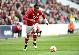 Bristol City V Huddersfield Town Prints: Jonathan Kodjia's Thrilling Performance: Bristol City vs Huddersfield Town, 2016