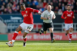 Bristol City V Sheffield Wednesday Prints: Jonathan Kodjia's Thrilling Performance: Bristol City vs Sheffield Wednesday