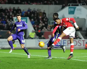 Framed Print : Jonathan Kodjia's Thundering Shot: Bristol City vs Charlton Athletic, 26 / 12 / 2015 Framed Print : Jonathan Kodjia's Thundering Shot: Bristol City vs Charlton Athletic, 26 / 12 / 2015