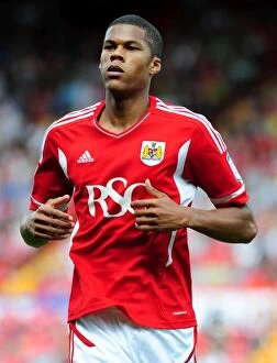 Images Dated 6th August 2011: Jordan Spence in Action: Bristol City vs Ipswich Town, Championship Football Match at Ashton Gate