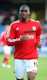 Images Dated 6th August 2013: Jordan Wynter of Bristol City in Action against Gillingham at Priestfield Stadium, 2013