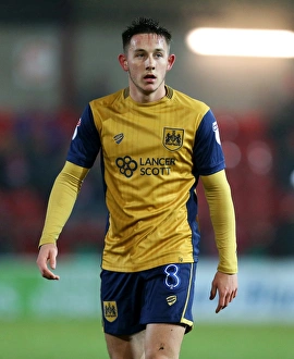 Josh Brownhill in Action: Fleetwood Town vs. Bristol City, FA Cup Replay