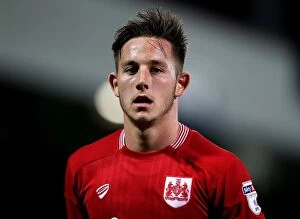 Images Dated 23rd August 2016: Josh Brownhill in Action: Scunthorpe United vs. Bristol City, EFL Cup 2016