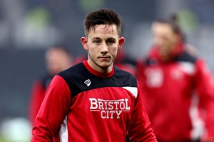 Derby County V Bristol City Prints: Josh Brownhill of Bristol City in Action Against Derby County, 2017