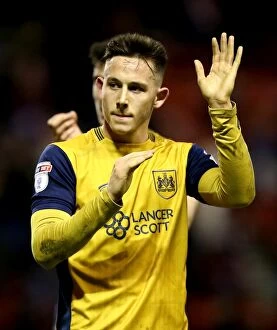 Images Dated 21st January 2017: Josh Brownhill of Bristol City in Action Against Nottingham Forest, Sky Bet Championship 2017