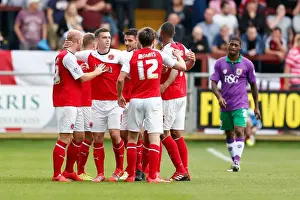 Fleetwood Town V Bristol City Prints: Josh Morris Celebrates Goal for Fleetwood Town Against Bristol City, 2014