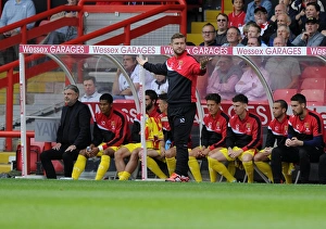 Bristol City V MK Dons Prints: Karl Robinson's Return: Bristol City vs