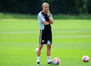 Pre-season Training Prints: Keith Milen: Focused on Pre-Season Training with Bristol City FC